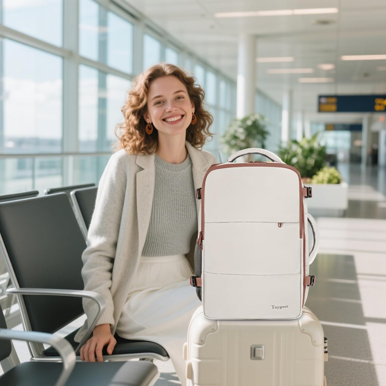 Practical Taygeer Easyjet Cabin Bag, Versatile Travel Backpack for Women, Spacio...