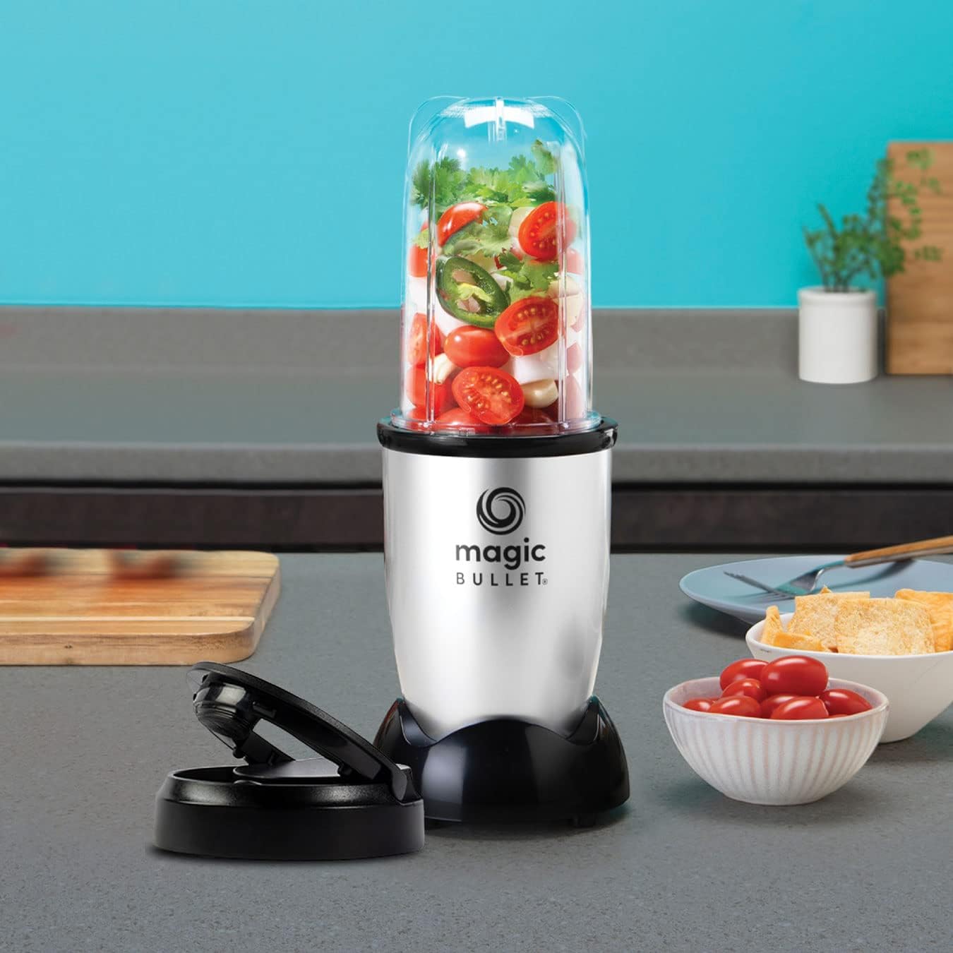 nutribullet magic bullet Starter Kit - All-in-one Food Processor & Blender - 10,...