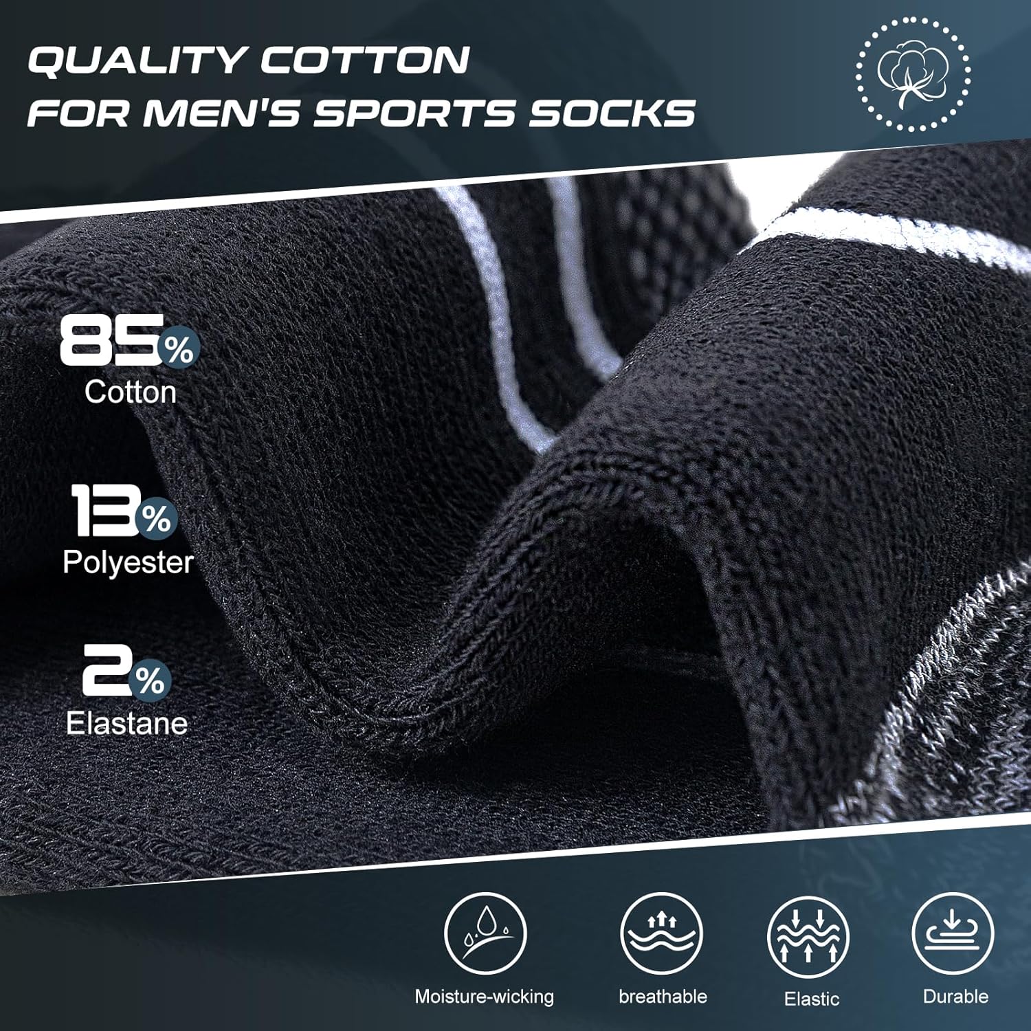 Premium inaWarm Mens Socks, High-Performance Breathable Hiking Socks, Durable An...