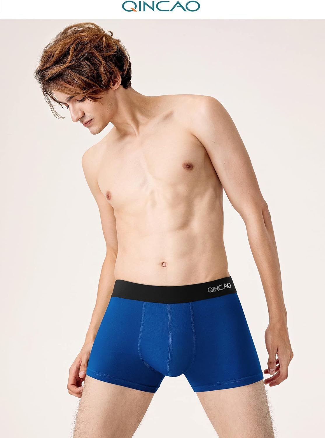 High-Quality QINCAO Boxer Shorts, Unique Mens Underwear Pack With No Itchy Label...