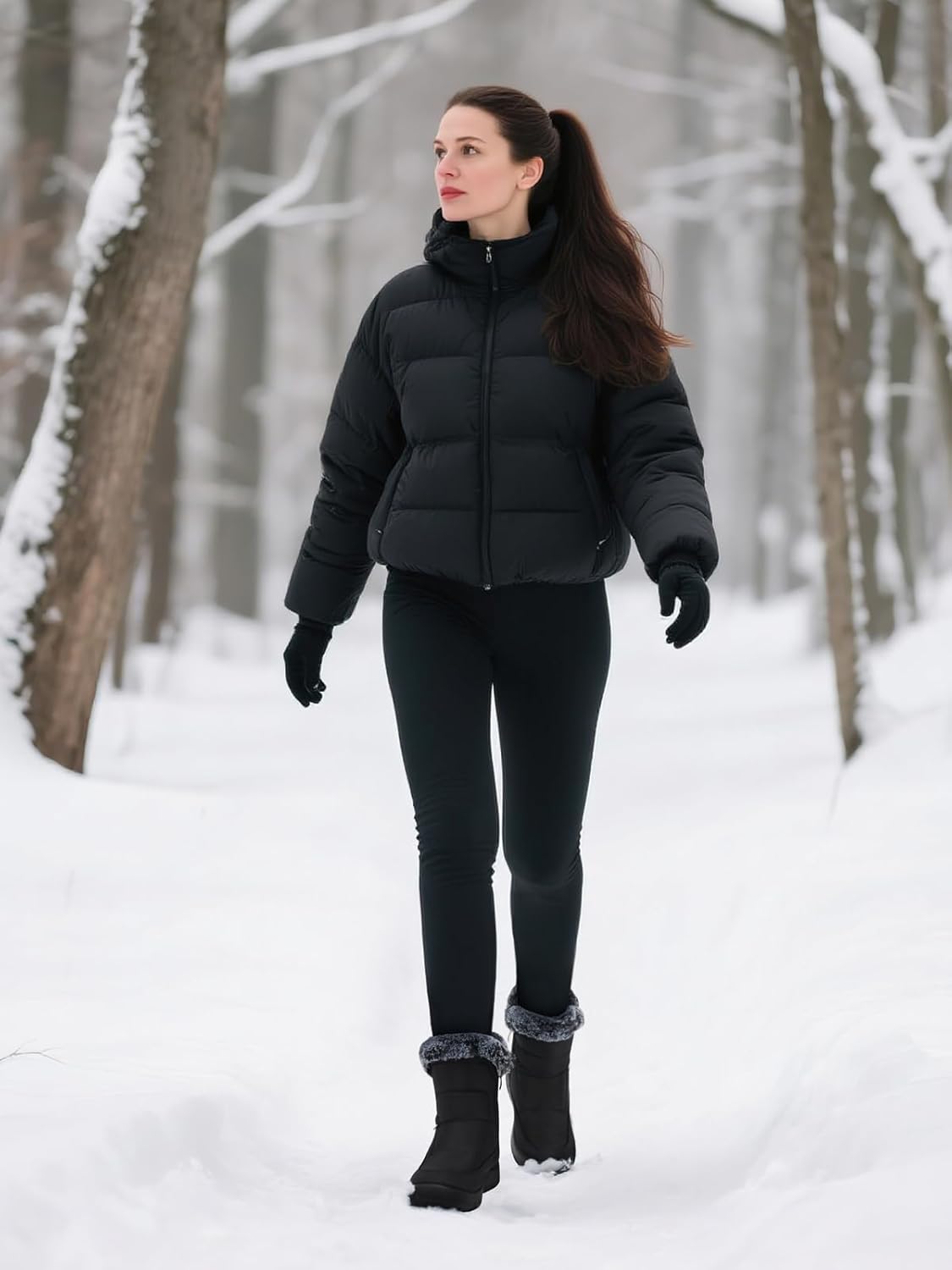 Exceptional SHIBEVER Women's Snow Boots, Empowering Women's Ankle Booties, Remar...