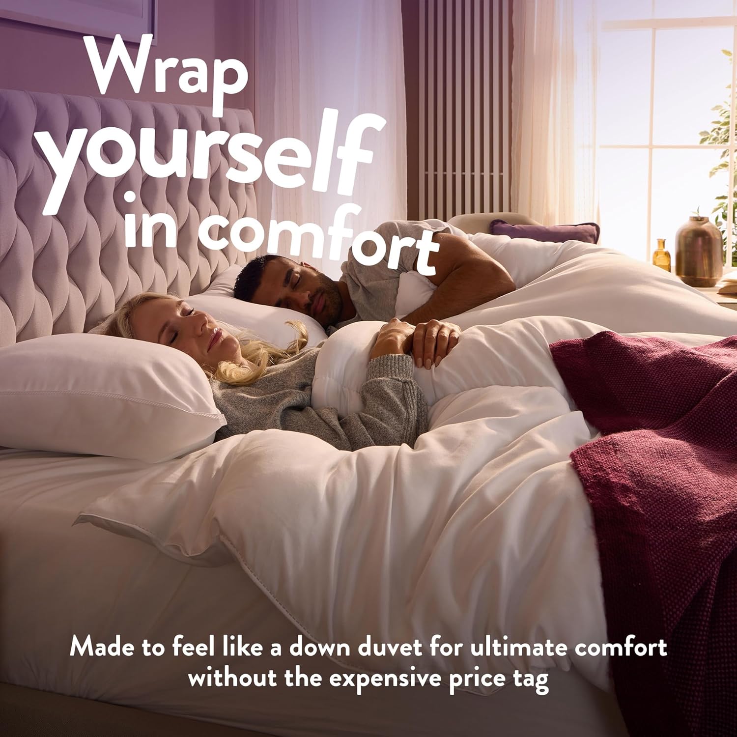 Premium Slumberdown Duvet, Extra Soft Super King Duvet, Innovative Down-Like Duv...