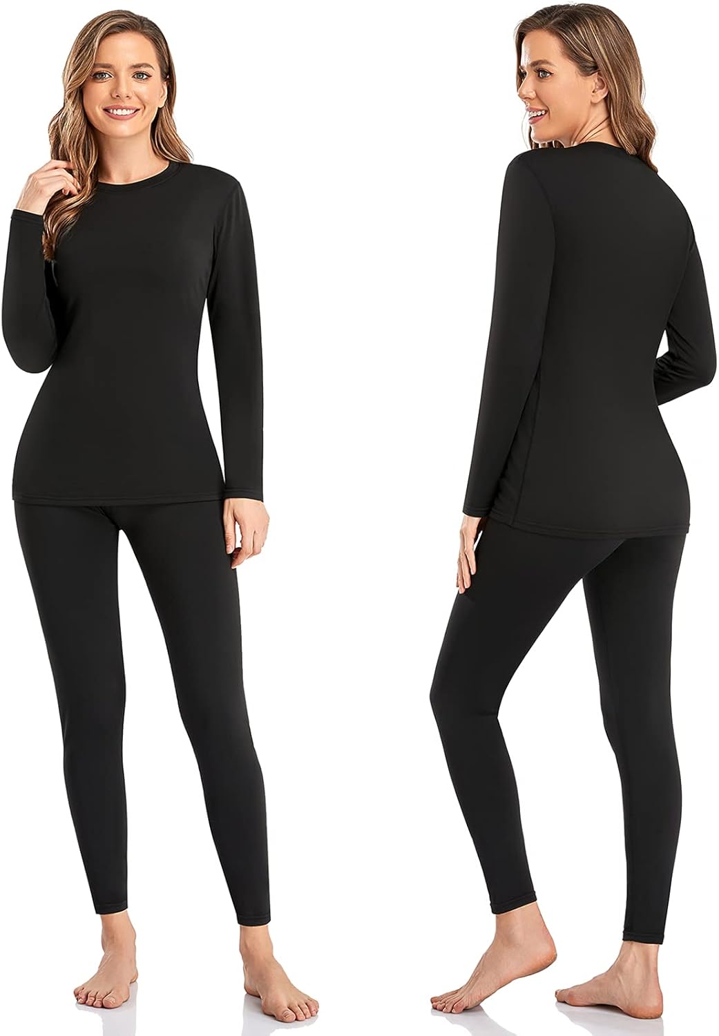 SIMIYA Thermal Underwear Set, Special Long Johns for Women, Innovative Fleece Li...