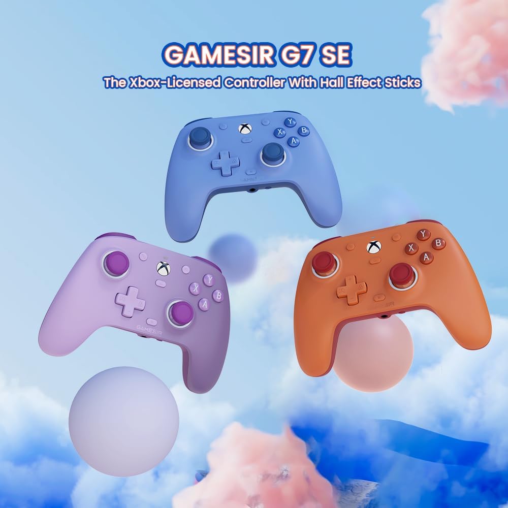 GameSir G7 SE Wired Xbox Controller with Hall Effect Joysticks and Hall Triggers...
