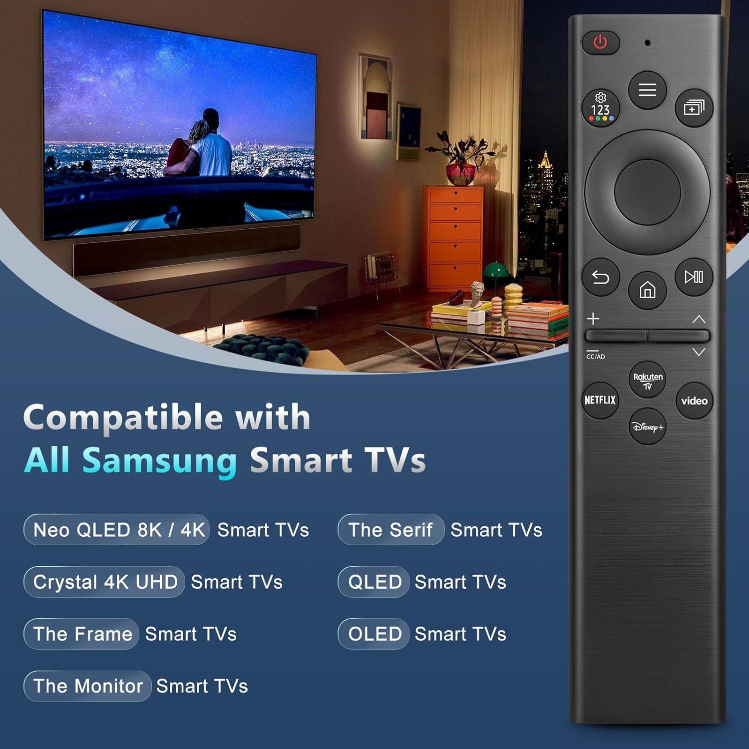 for Samsung TV Remote Replacement,Universal for Samsung Smart TV Remote Controls...