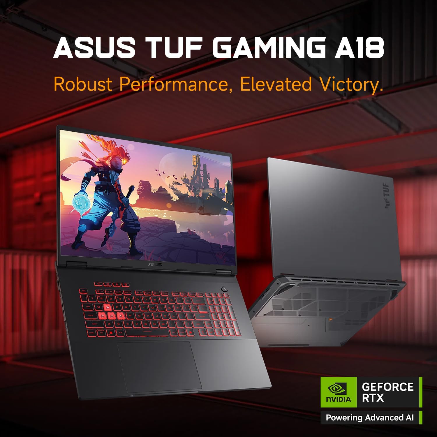 ASUS TUF A18 RTX 5070 Gaming Laptop, 18" WQXGA 240Hz Display, AMD Ryzen 7 260, 6...