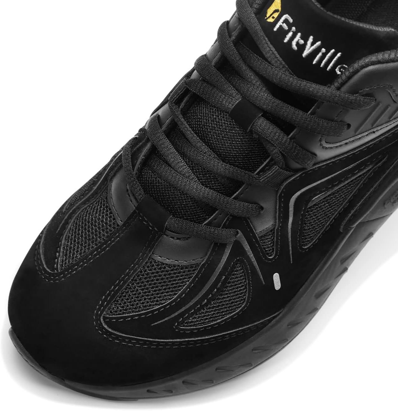 FitVille Mens Extra Wide Fit Trainers Comfortable Running Sneakers Lightweight W...