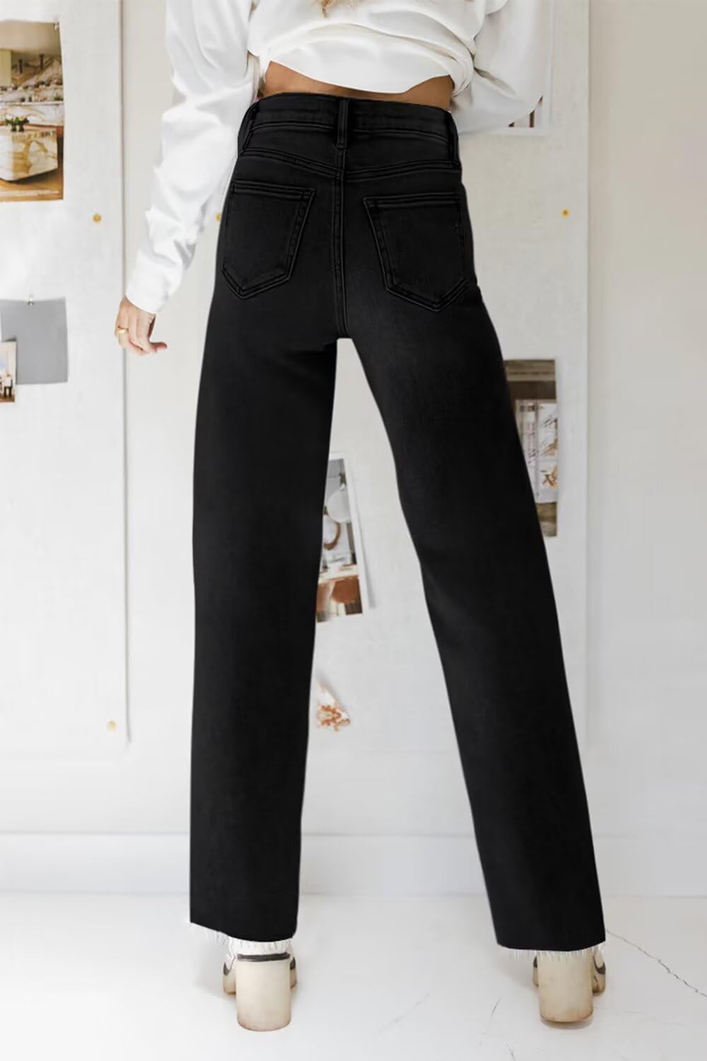 KDF Women's Jeans, Special High Waisted Jeans for Stylish Look, Innovative Fraye...