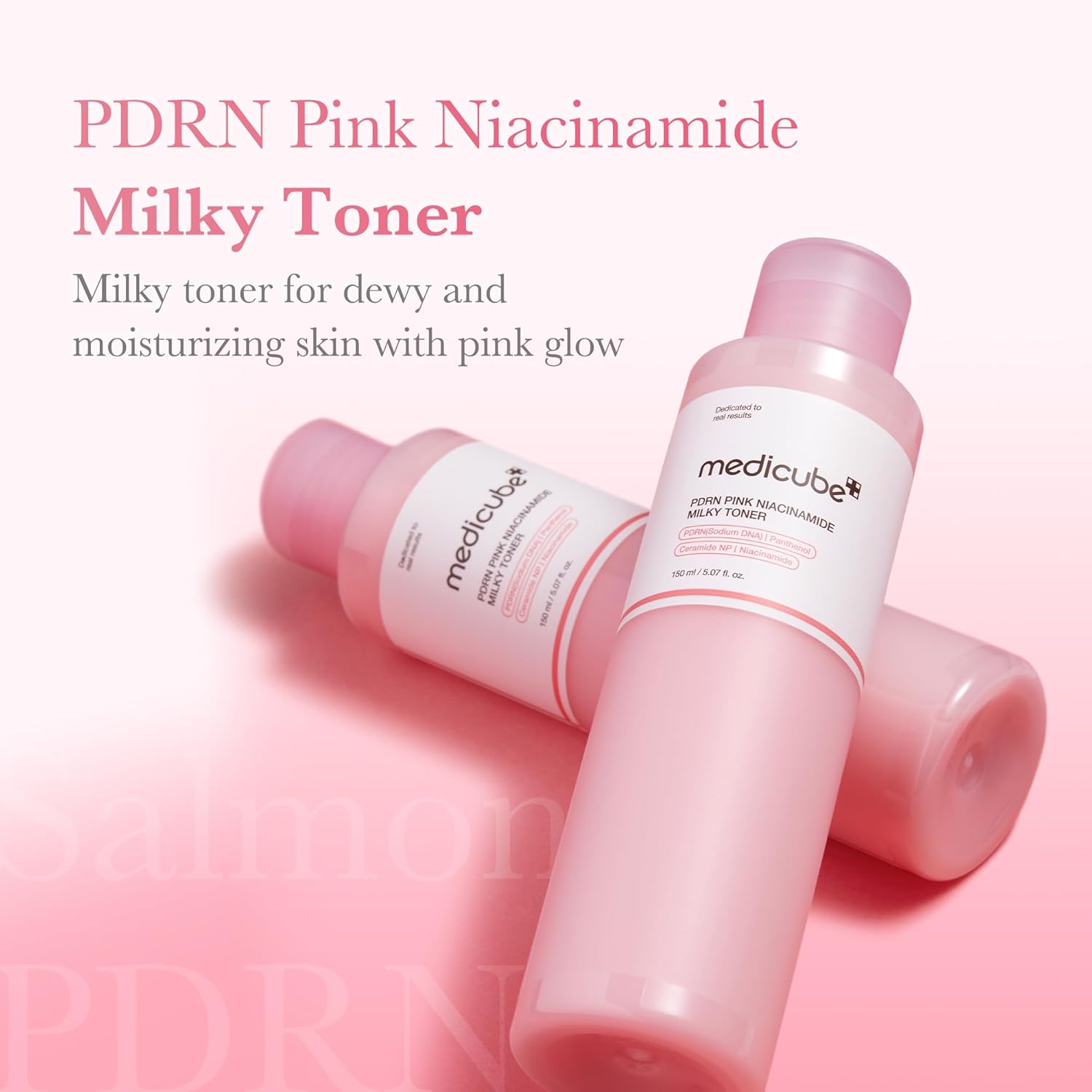 medicube PDRN Pink Niacinamide Milky Toner for Hydrating, Moisturizing, Soothing...