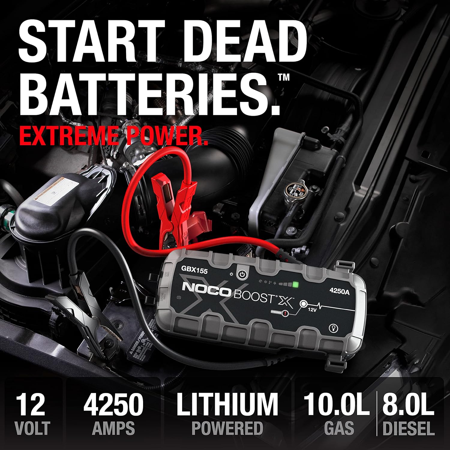 NOCO Boost X GB155: 4250A UltraSafe Jump Starter P...