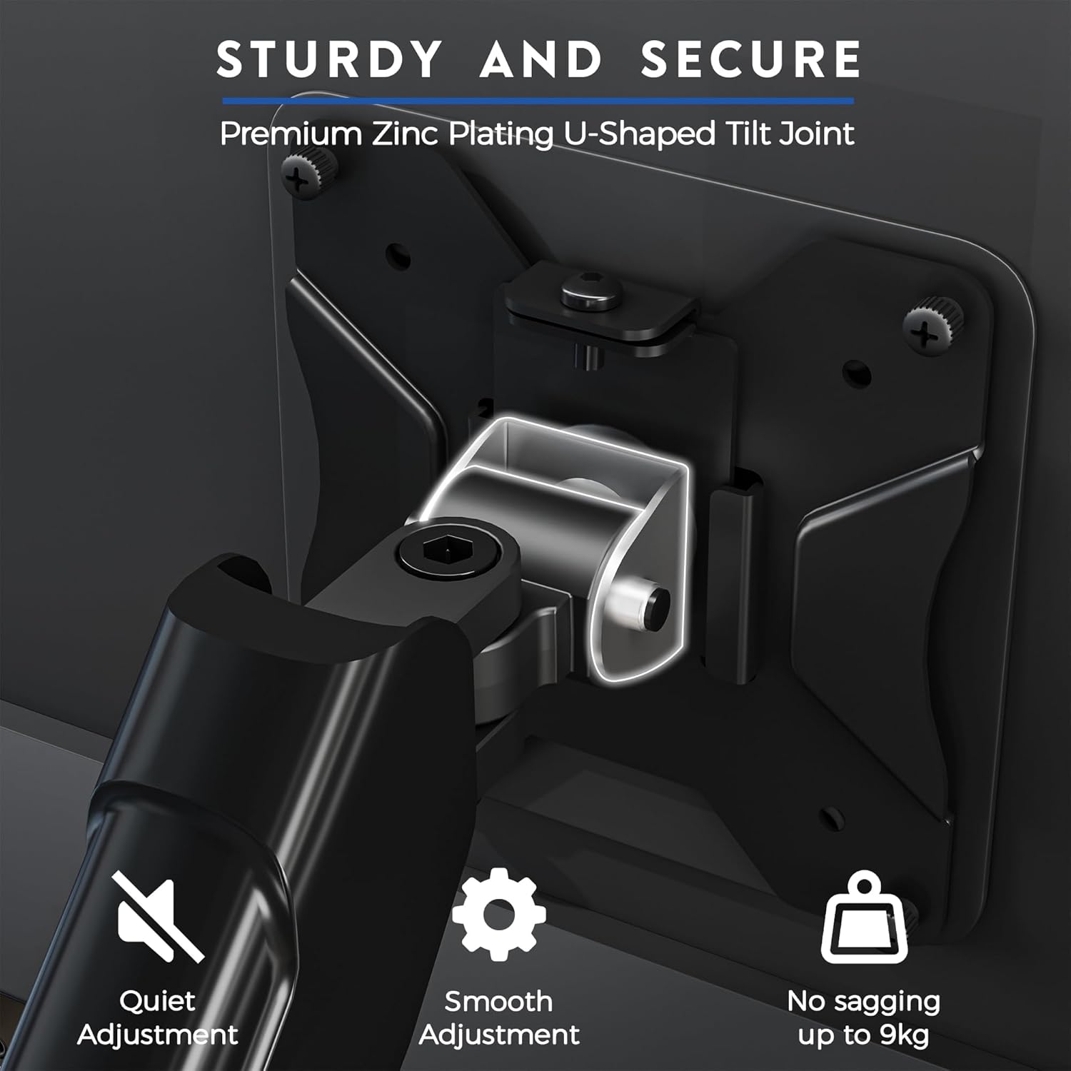 BONTEC Dual Monitor Stand, Unique Adjustable Monitor Desk Mount With Gas Spring...