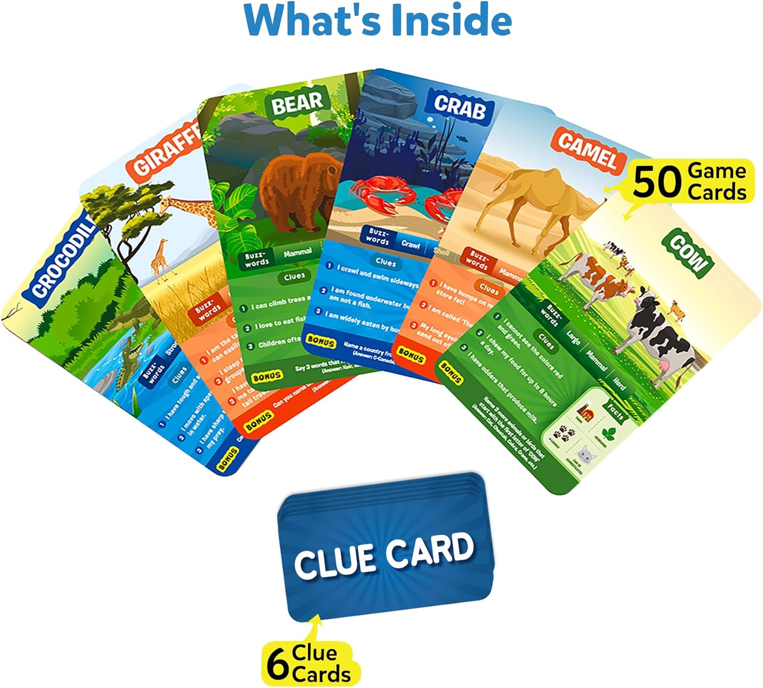 Skillmatics Guess in 10 Animal Planet, Card Game, Perfect for Boys, Girls, Kids,...