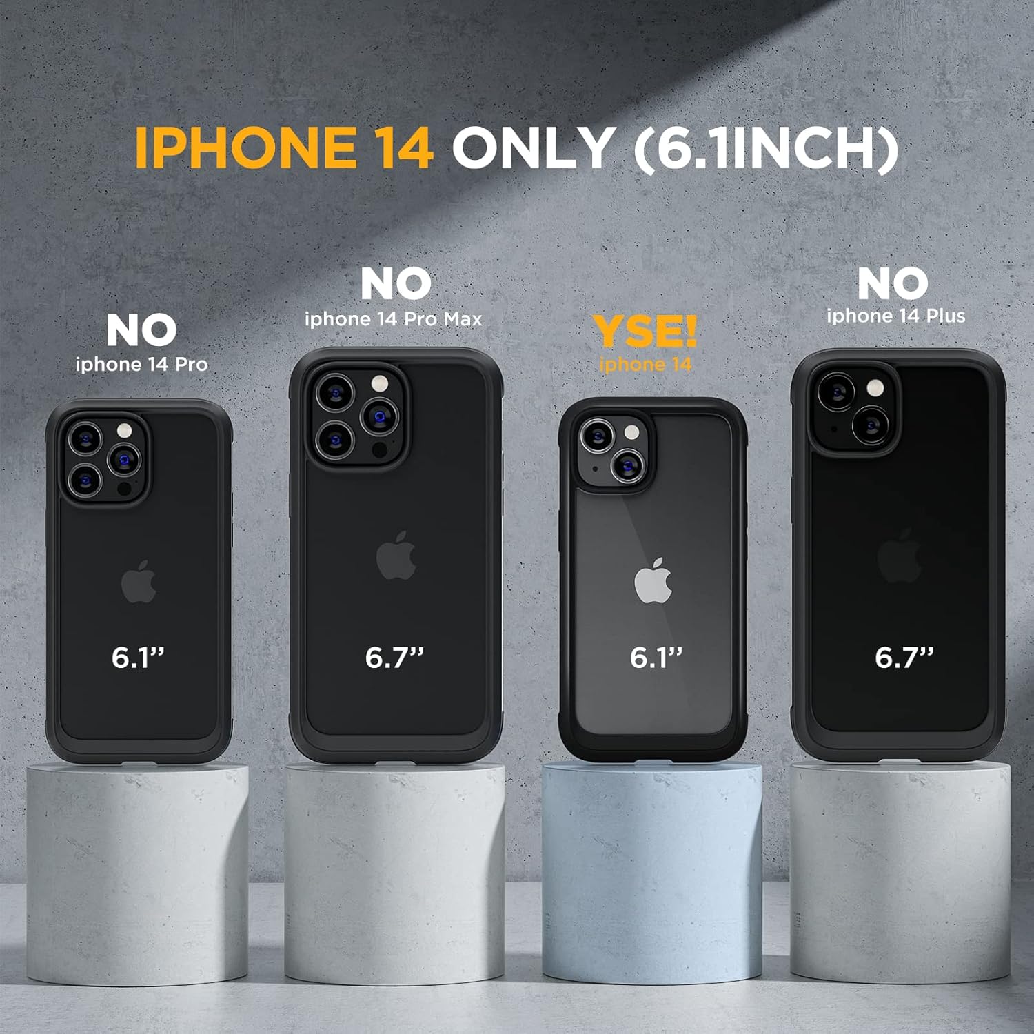 Miracase Compatible with iPhone 14 Case 6.1 inch,...