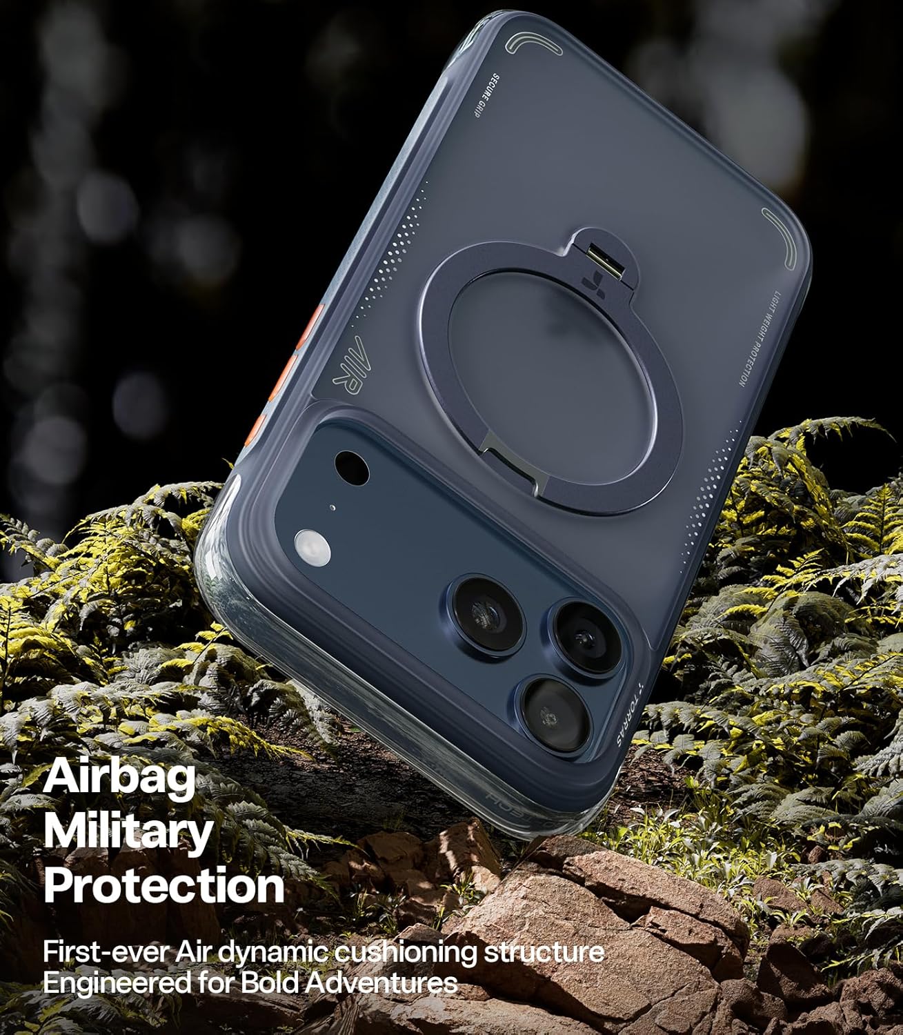 Unique TORRAS Ostand Q3 Air iPhone 17 Pro Max Case, Special Protective iPhone Ca...