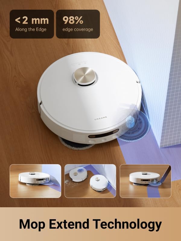 DREAME L10s Pro Ultra Heat Robot Vacuum and Mop Combo, Mop Extend, 7000Pa Suctio...