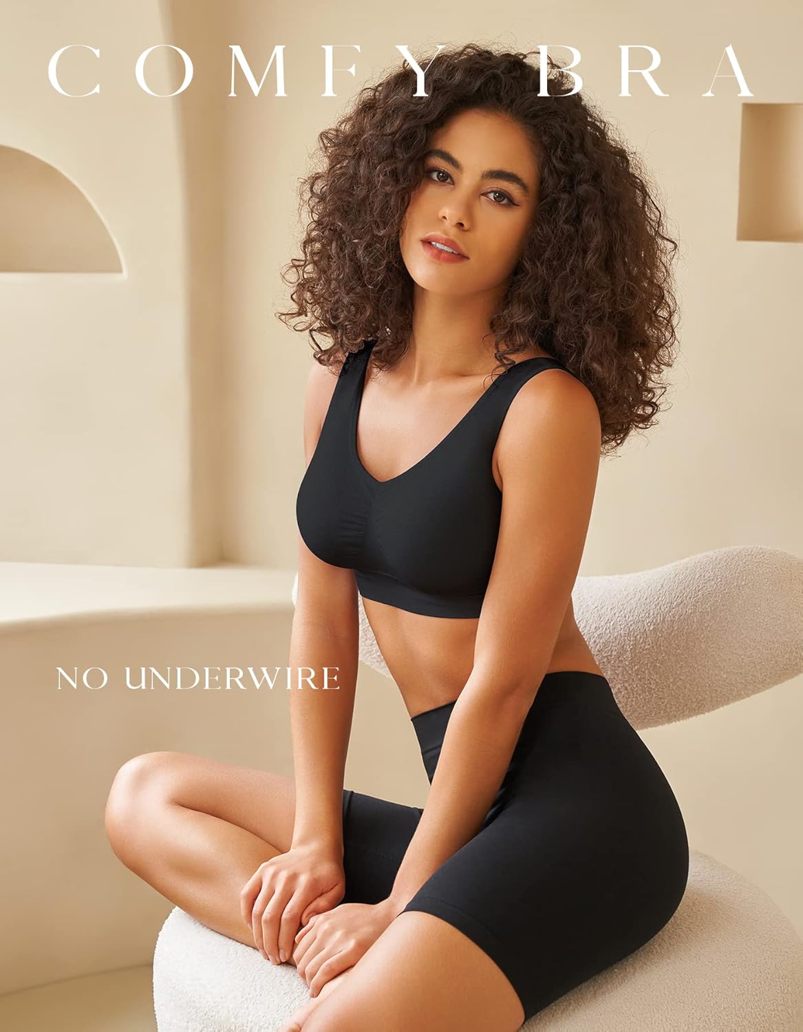 High-Quality SIMIYA Super Comfort Bra, Special Women's Sports Bras with Removabl...