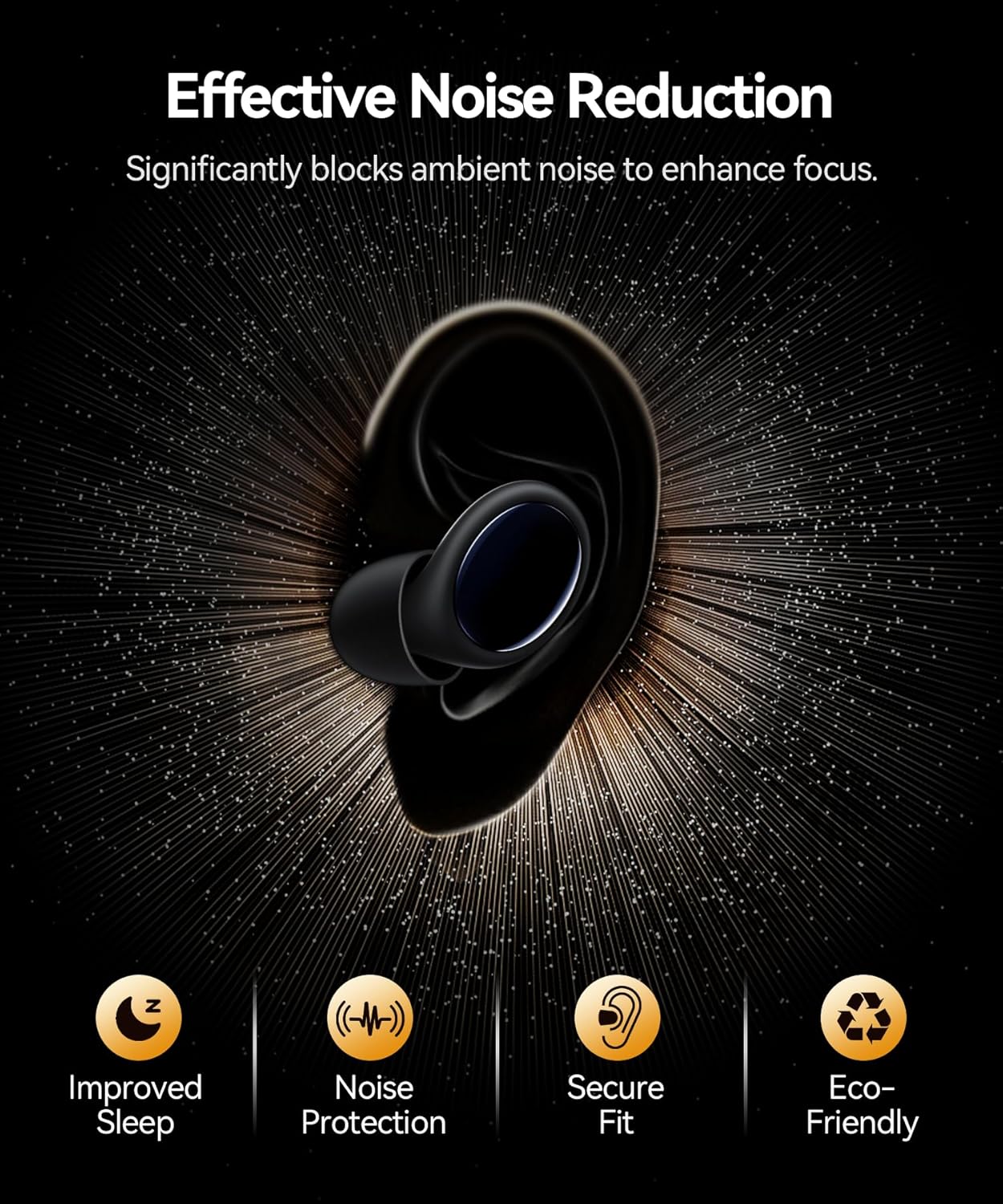 Ear Plugs for Sleeping 45dB Noise Cancelling Ear Plugs for Noise Reduction & Sno...