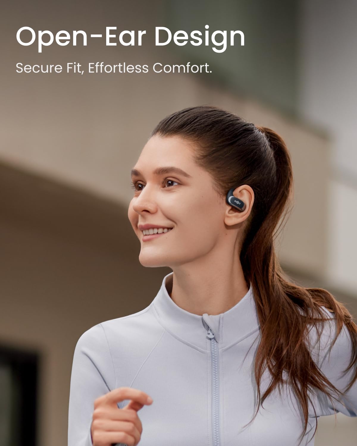 SHOKZ OpenFit Air - Open-Ear Headphones, True Wireless Earbuds, Water Resistant,...