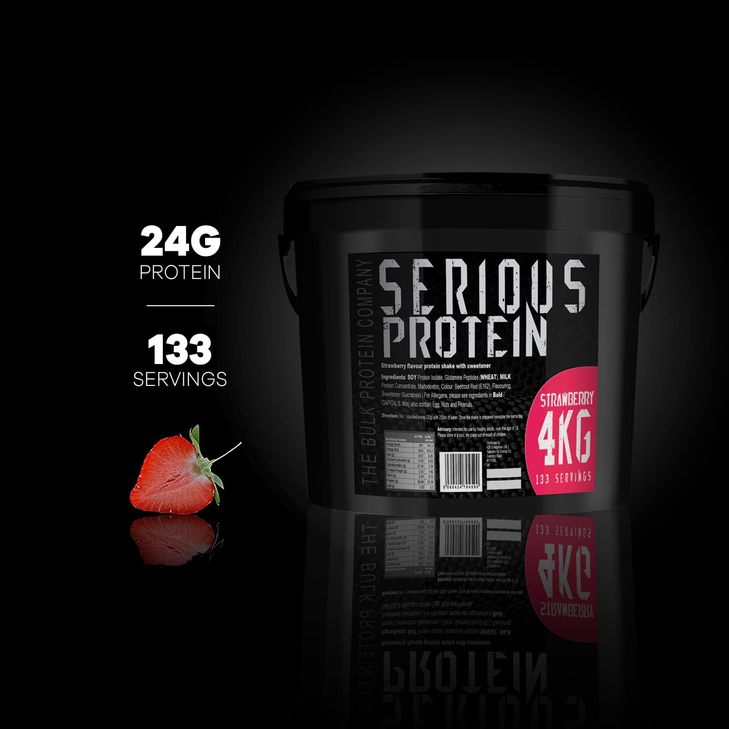 SERIOUS PROTEIN – Protein Powder – 4kg – Low Carb...
