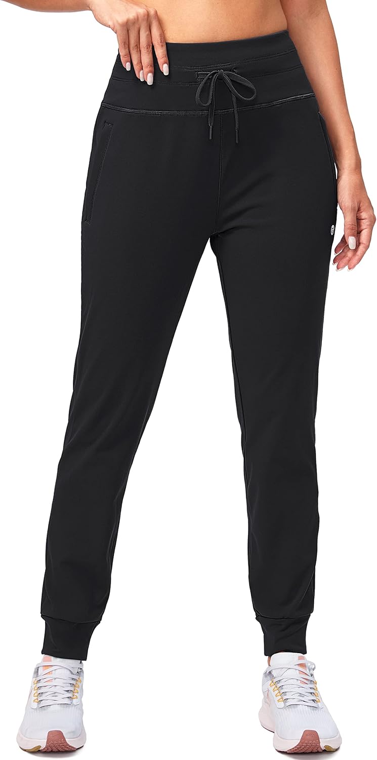 G Gradual Women's Fleece Lined Joggers High Waisted Water Resistant Thermal Wint...