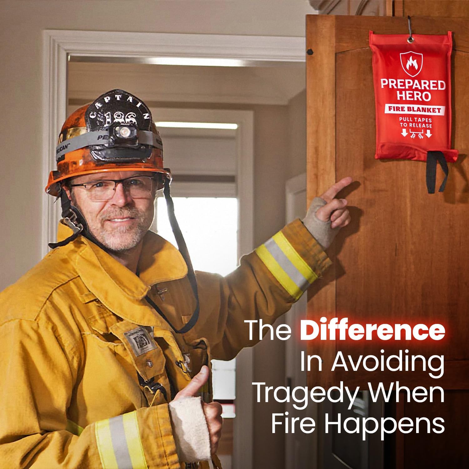 Prepared Hero Emergency Fire Blanket - 2 Pack - Fire Suppression for Kitchen, 40...