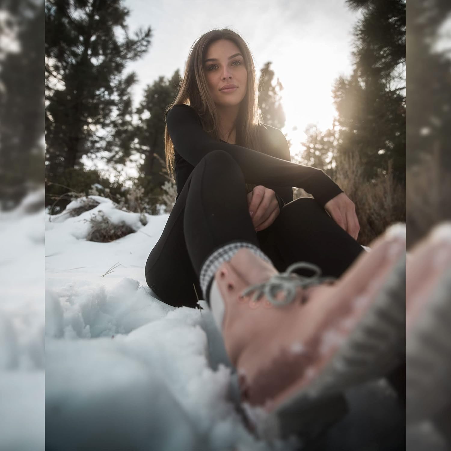 Essential SINOPHANT Fleece Lined Leggings, Comfortable Leggings for Women, Premi...