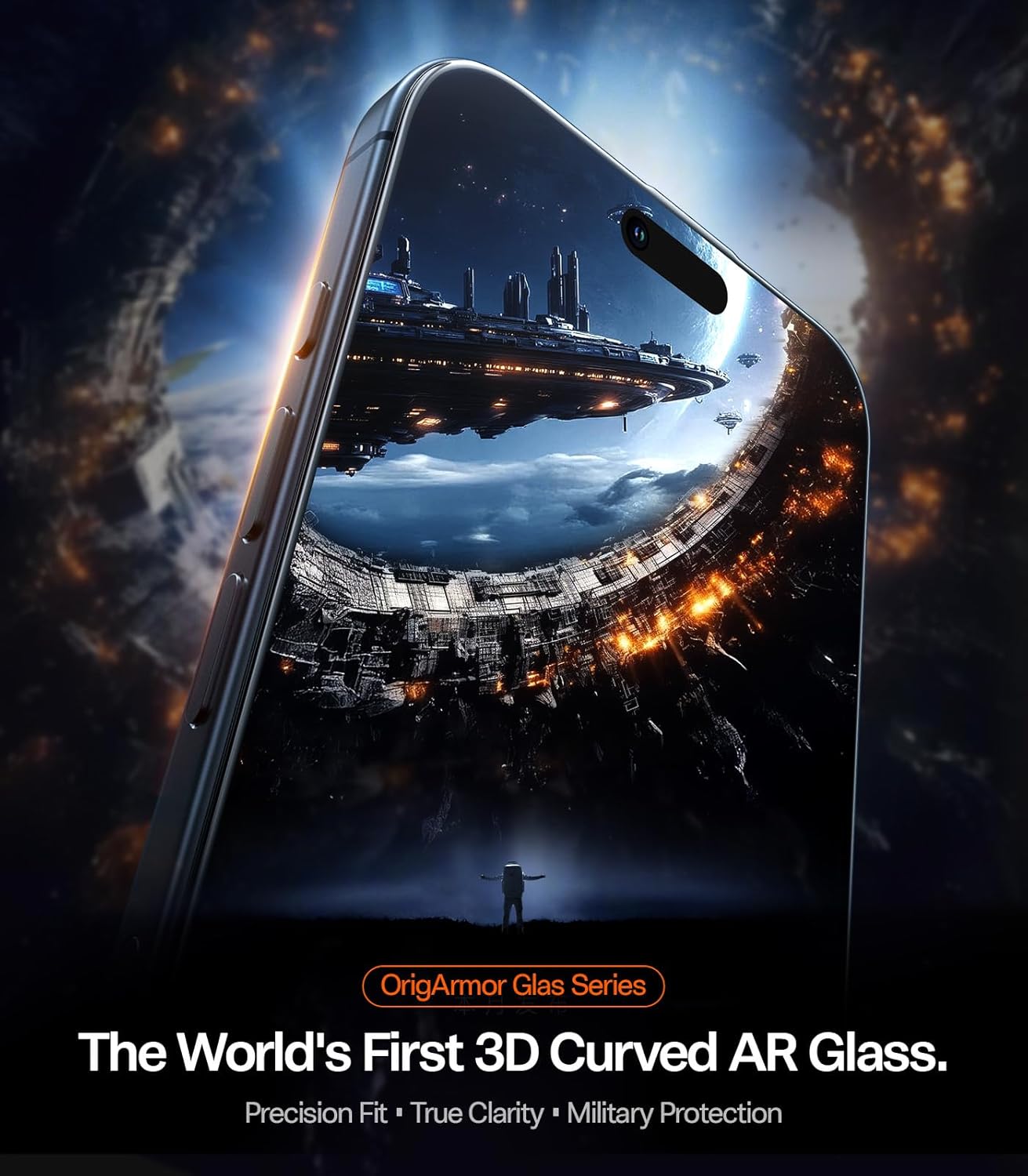 TORRAS OrigArmor AR for iPhone 17 Pro Max Screen Protector [100% Anti Reflection...