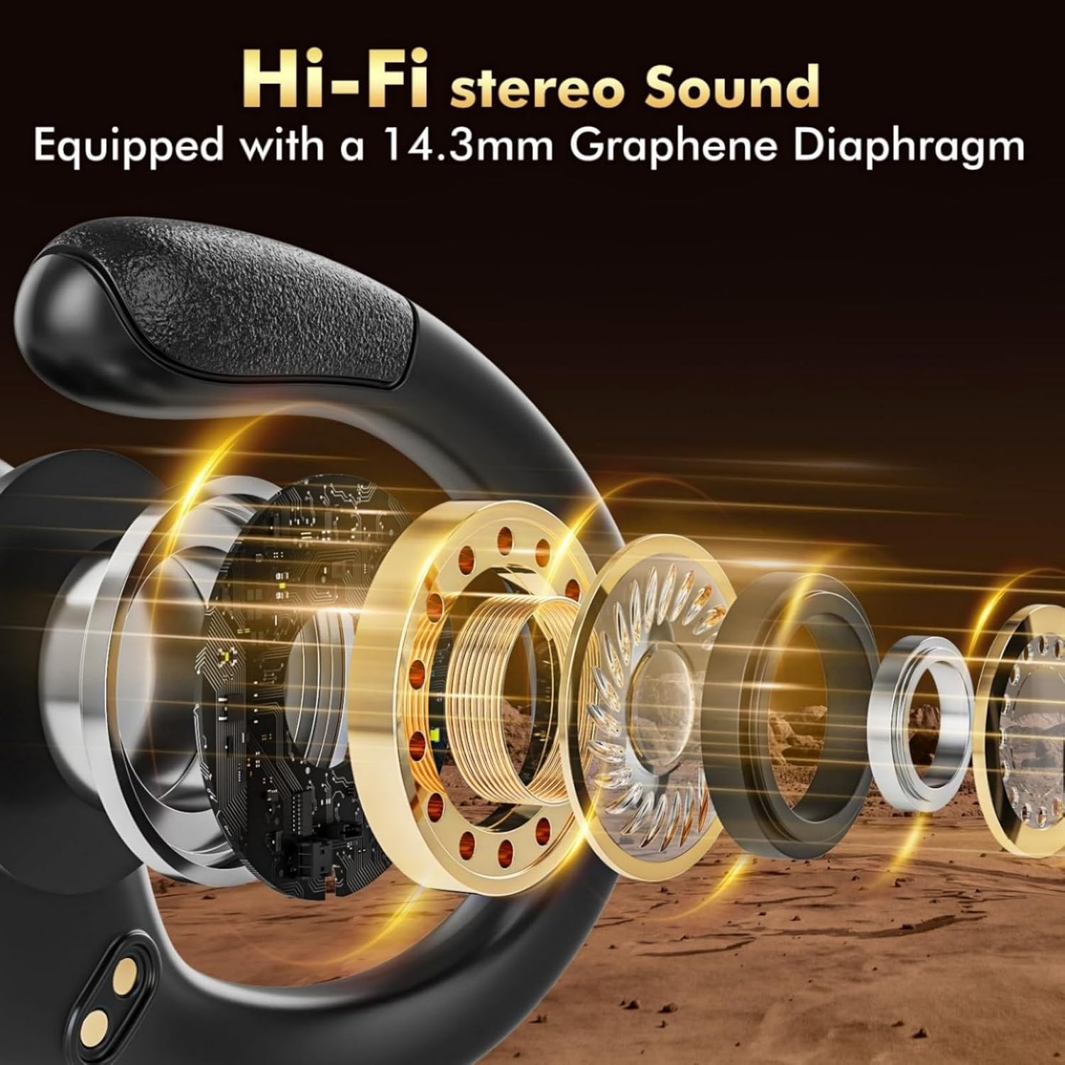 Wireless Earbuds, Sports Bluetooth Headphones, 80Hrs Playtime Ear Buds with LED...
