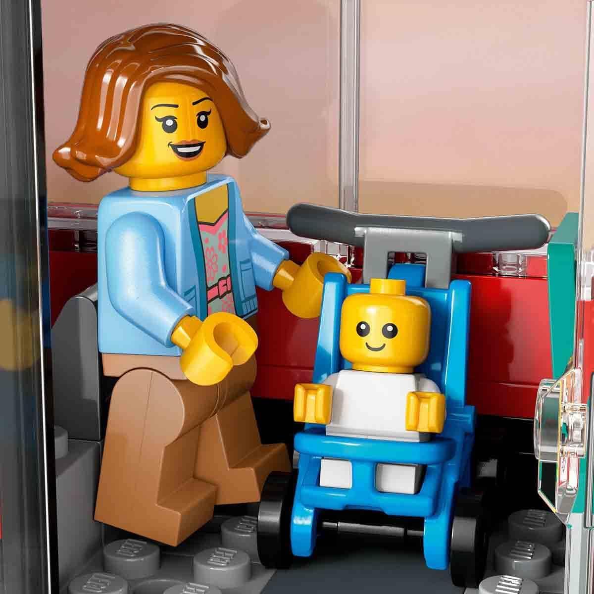 LEGO City Red Double-Decker Sightseeing Bus Toy, Red Vehicle for 7 Plus Year Old...