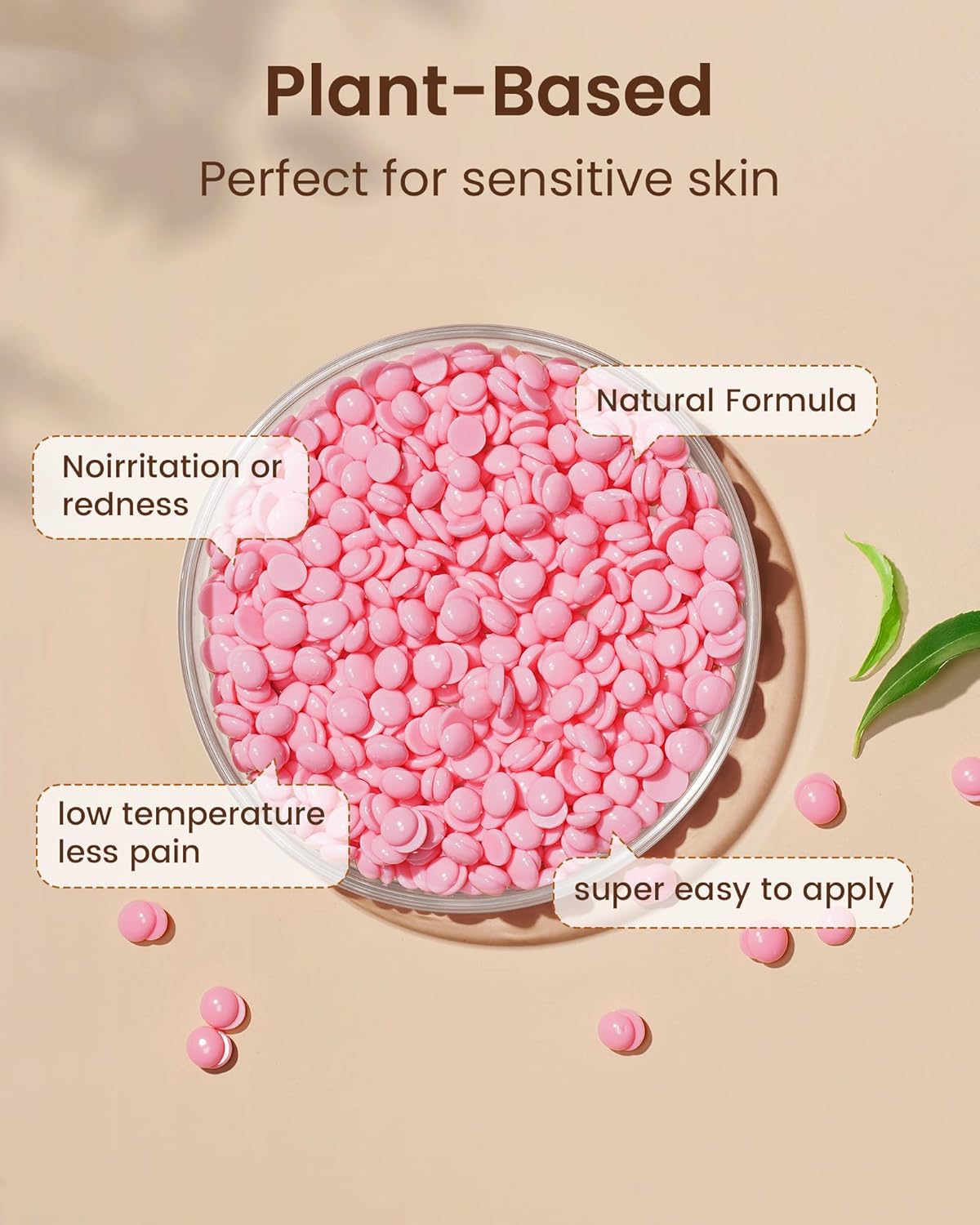 Waxing Kit-Digital Wax Warmer Machine for Hair Removal: 4 x Hard Beads Wax Pots...