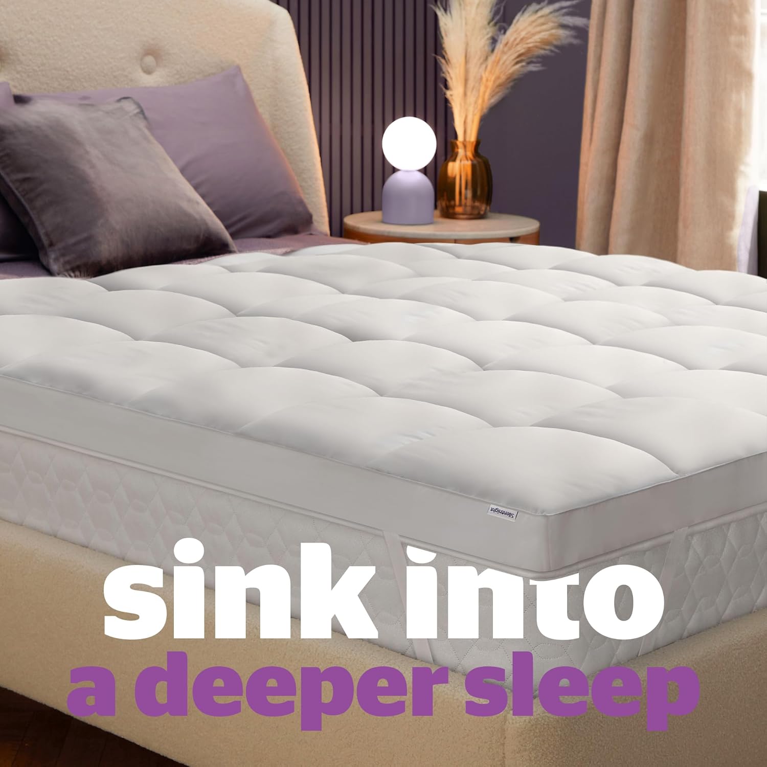 Silentnight Ultimate Deep Sleep 10cm Mattress Topper Double Bed - Luxury 4 Inch...