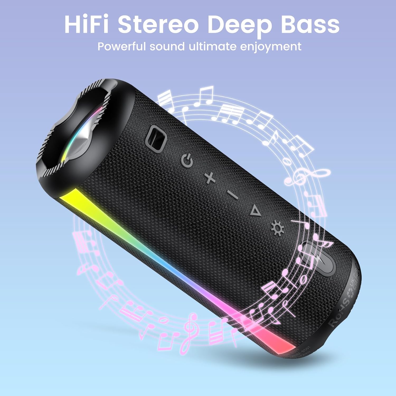 Bluetooth Speaker Wireless, 30w Portable Bluetooth 5.4 Speaker with Stereo Sound...