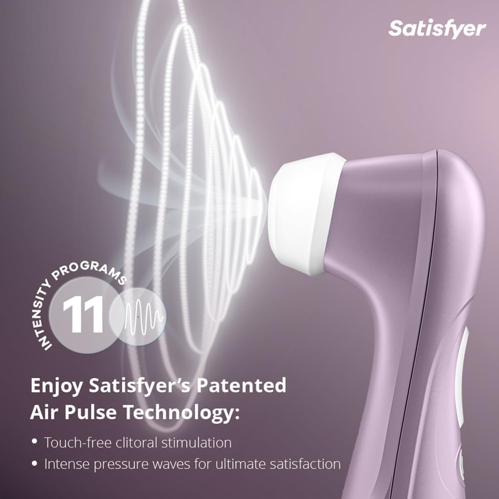 Satisfyer Pro 2 Vibrator Dildo | Quiet Strong Clitoral Stimulation | Sex Toy Gif...