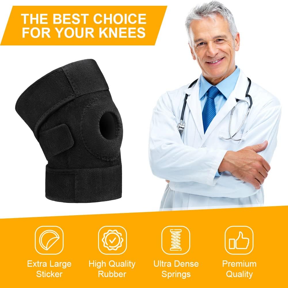 ACWOO Knee Support Brace for Men and Women, Adjustable Compression Knee Patellar...