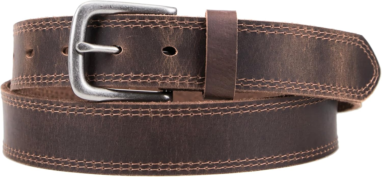 Vatan Men's Genuine Leather Belt, Special Handmade Men Leather Belt with Gift Bo...