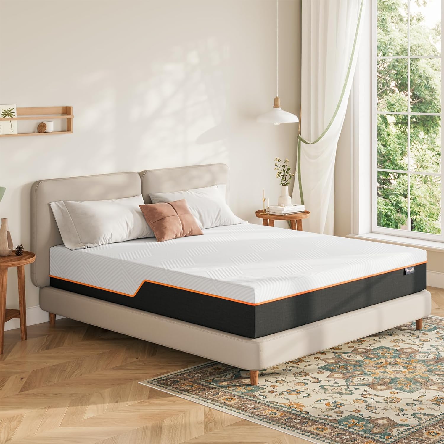Vesgantti Double Mattress, 16CM Gel Memory Foam Double Mattress for Cool Sleep &...