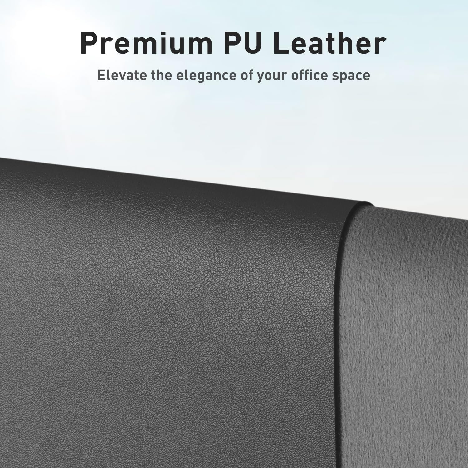 High-Quality Aothia XL Desk Pad, Special PU Leather Mouse Pad with Non-Slip Desk...