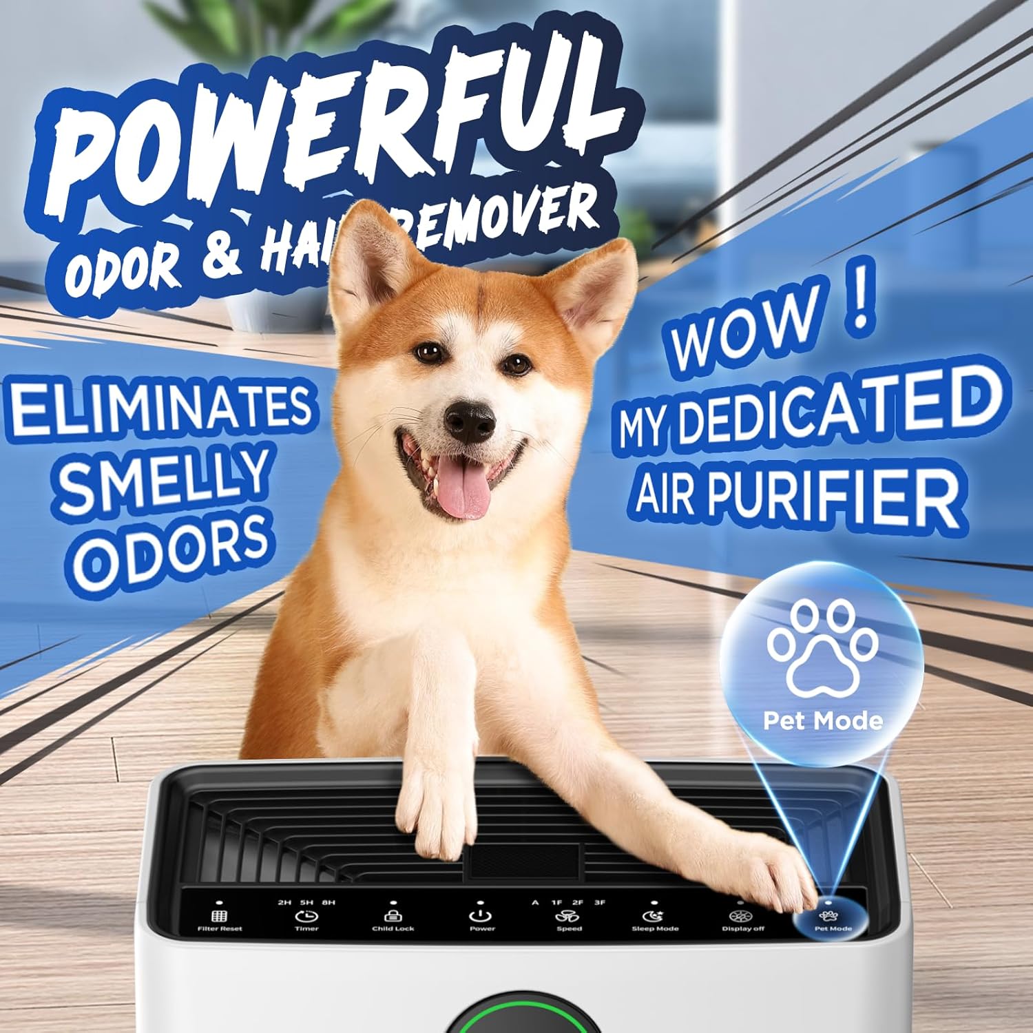 Air Purifiers for Home Large Room up to 2200sq.ft, MOOKA Air purifier for Home P...
