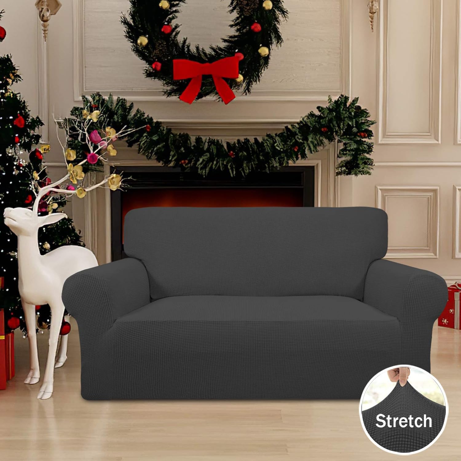 Premium Easy-Going Stretch Loveseat Slipcover, High-Quality Sofa Cover Protector...