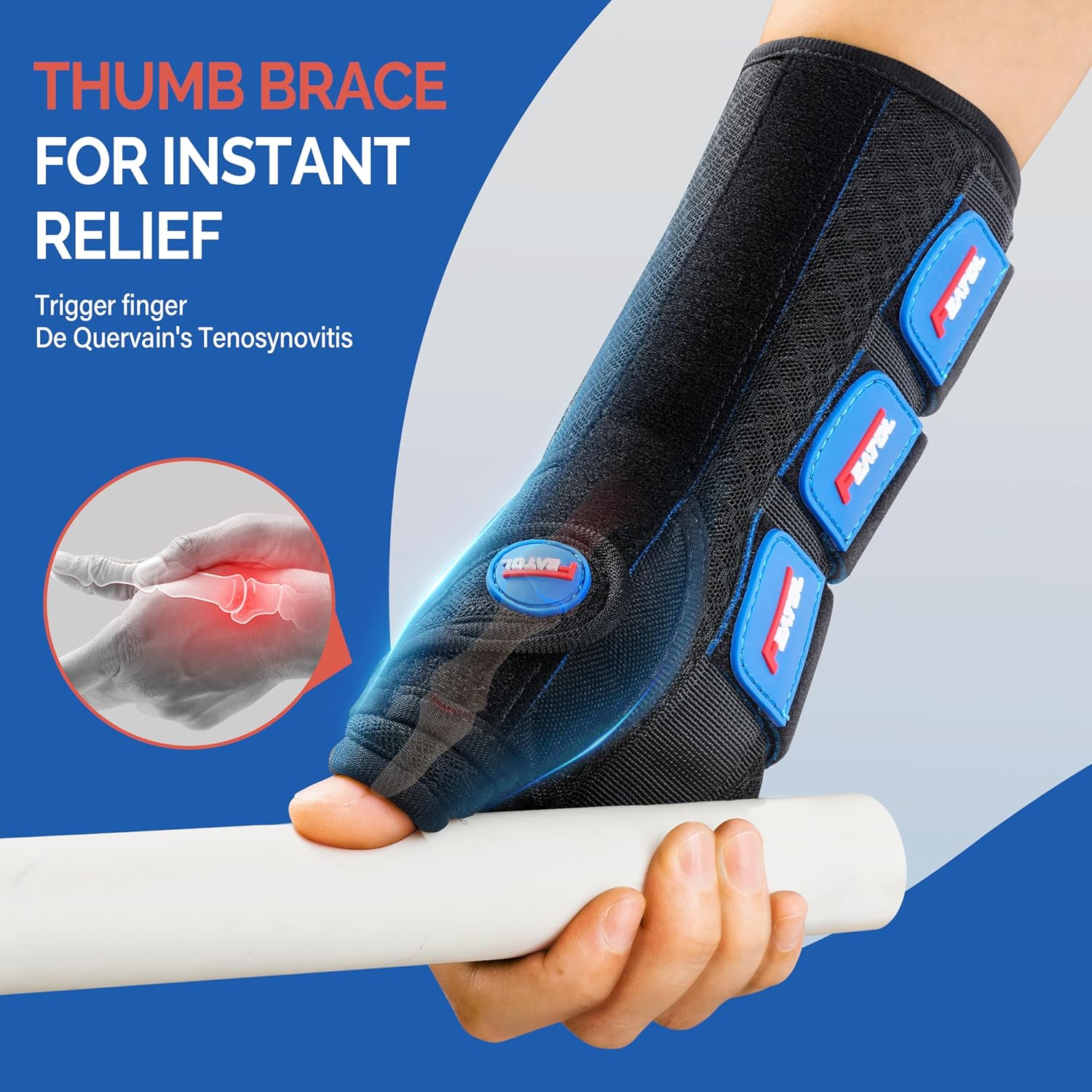 High-Quality FEATOL Carpal Tunnel Wrist Brace, Special Wrist and Thumb Brace for...