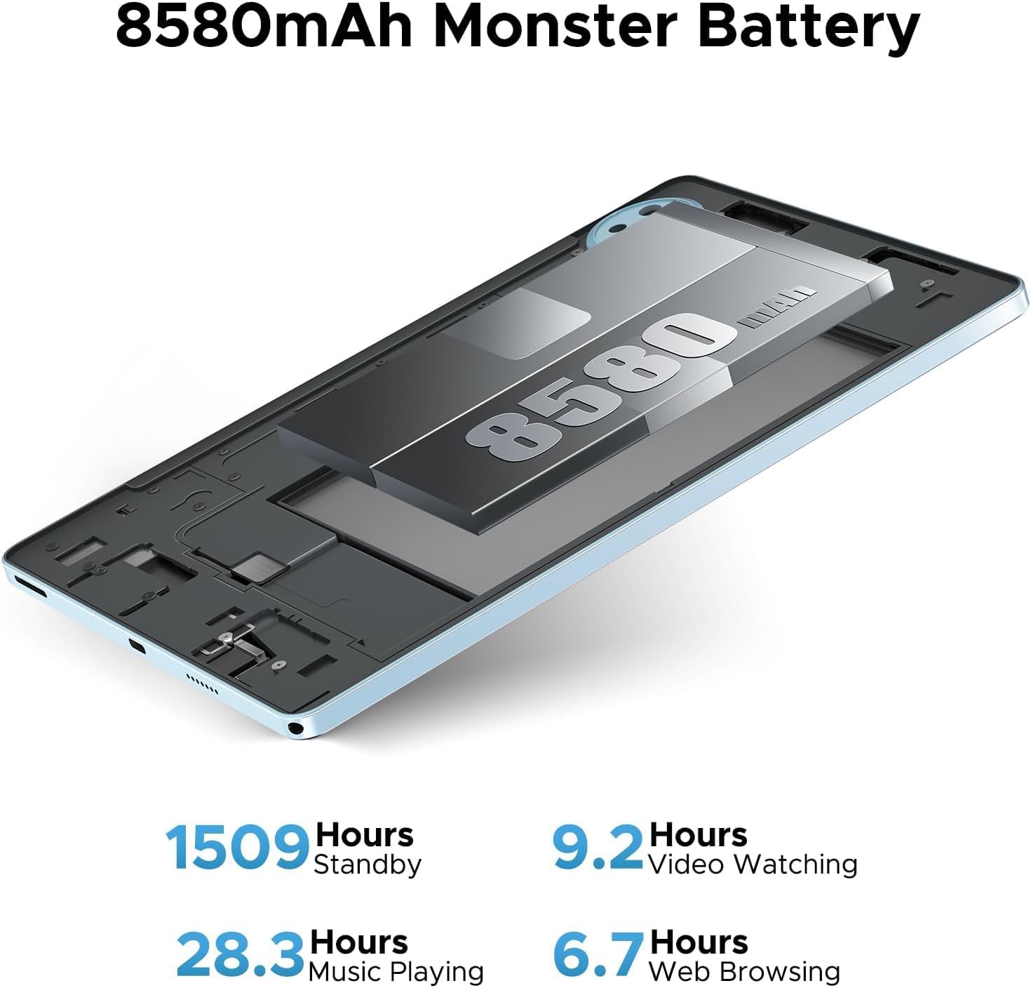 DOOGEE Newest Android 16 Tablets, U11 11 Inch Tablet with Gemini AI, 16GB+128GB/...