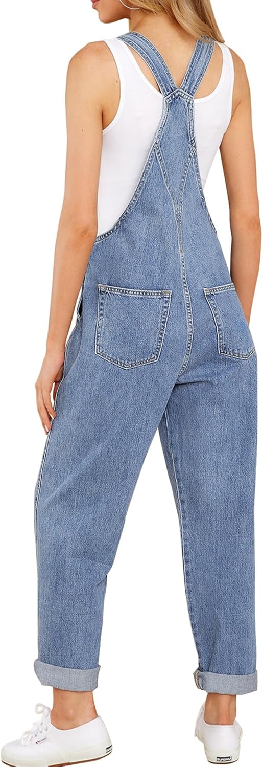 Unique Women's Fashion Overalls, luvamia Women's Casual Stretch Adjustable Denim...