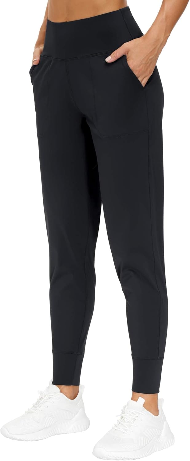 THE GYM PEOPLE Women's Joggers Pants Lightweight Athletic Leggings Tapered Loung...