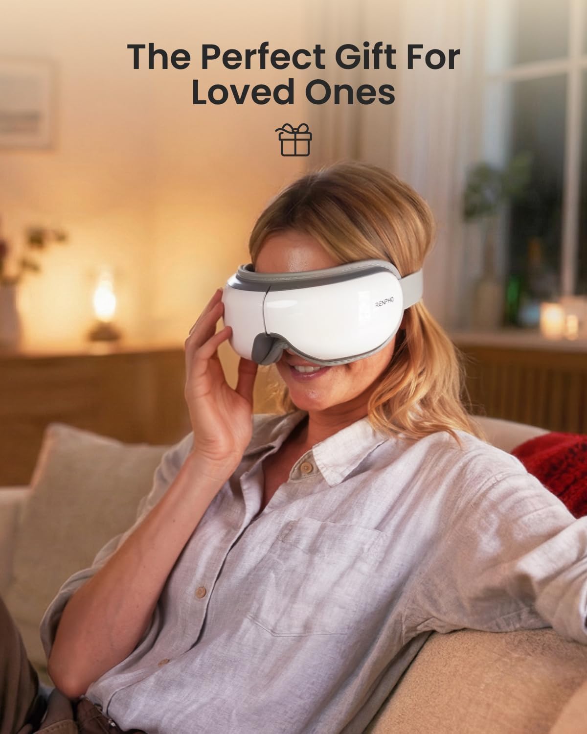 RENPHO Eye Massager with Heat, Mothers Day Birthday Gifts for Mom Women Men Her,...