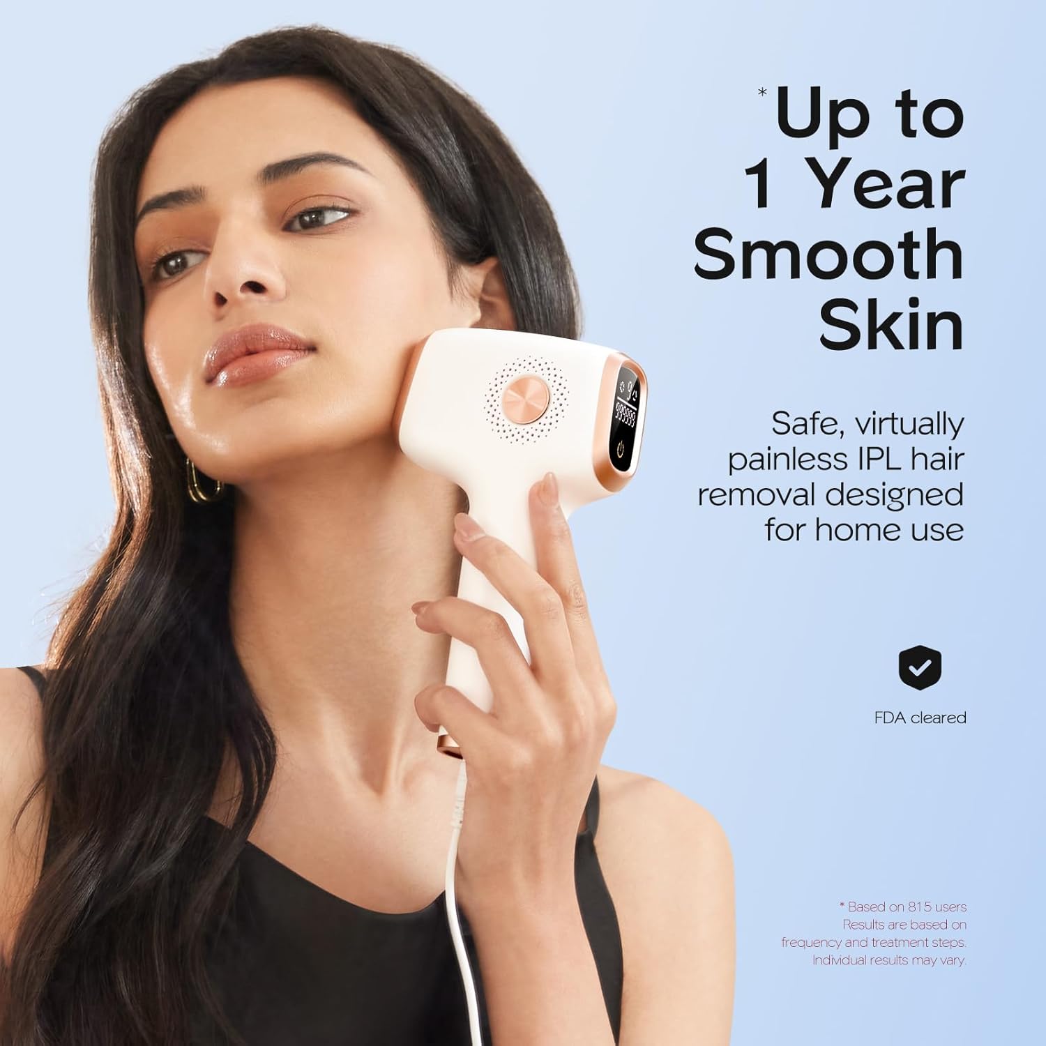 INNZA IPL Hair Removal with Ice Cooling Care Function for Women,Long-Lasting Res...