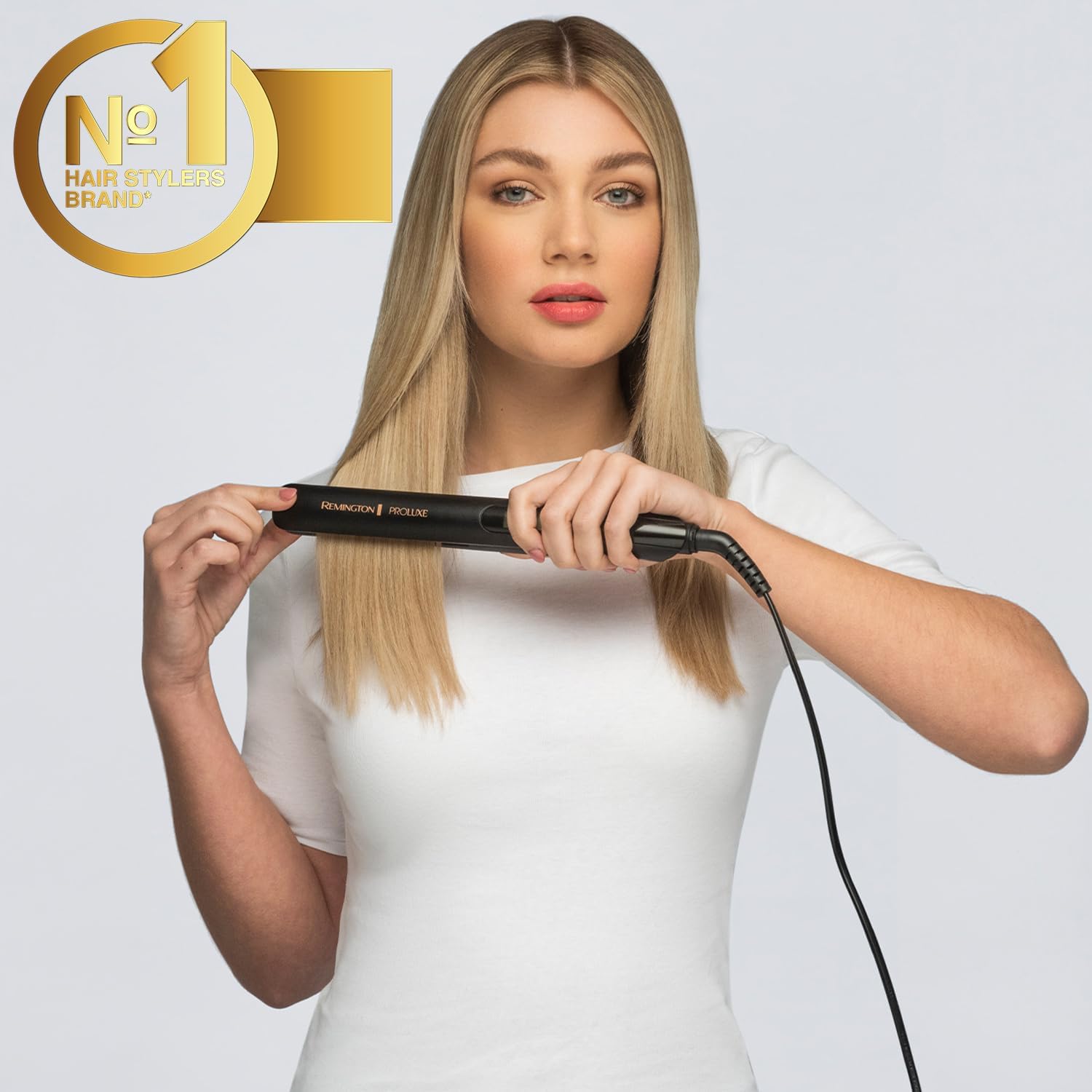 Remington Proluxe Ceramic Hair Straightener with Intelligent OPTIheat technology...