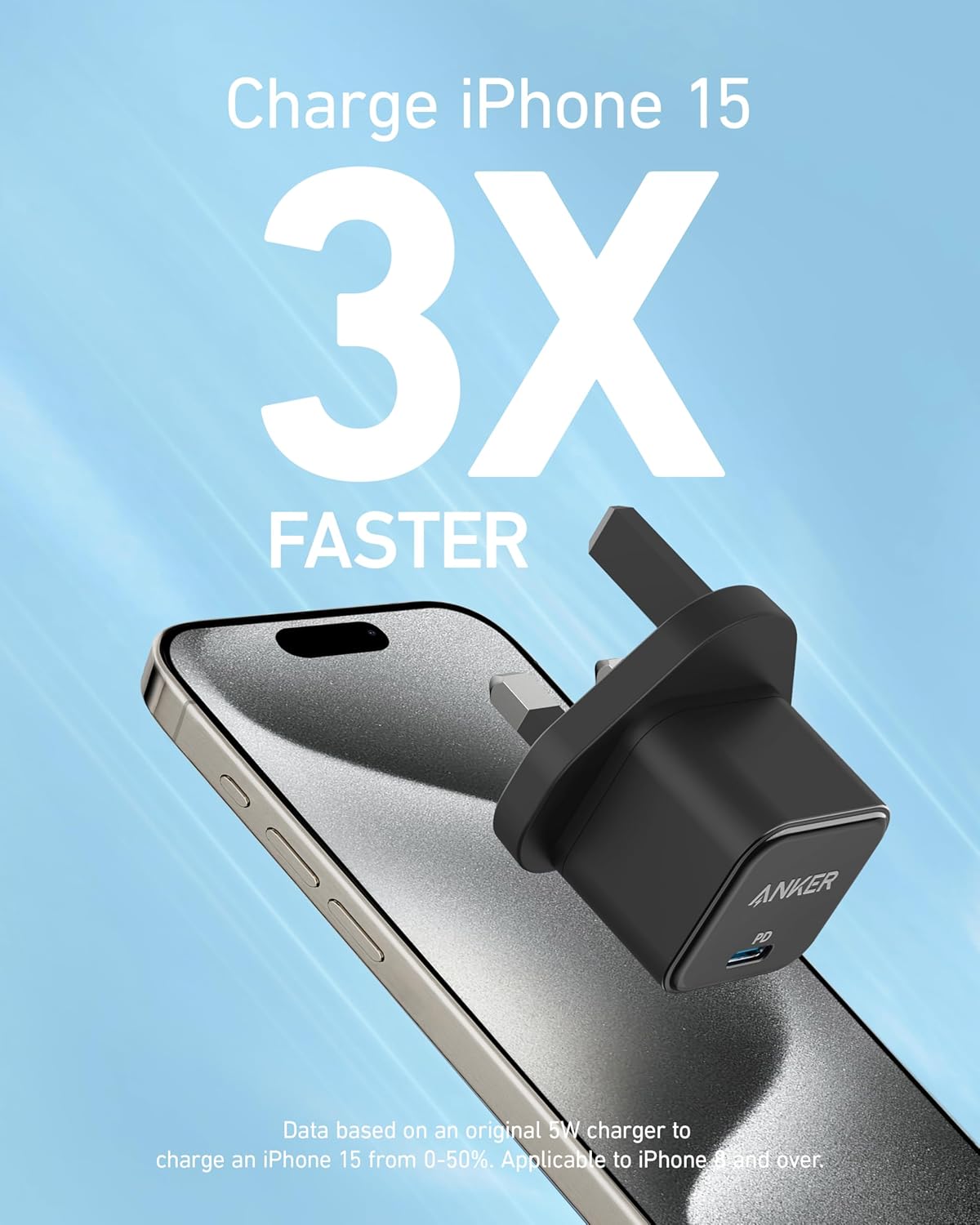 USB C Plug, Anker 20W USB C Charger - Fast Charging PowerPort III Cube Charger,...