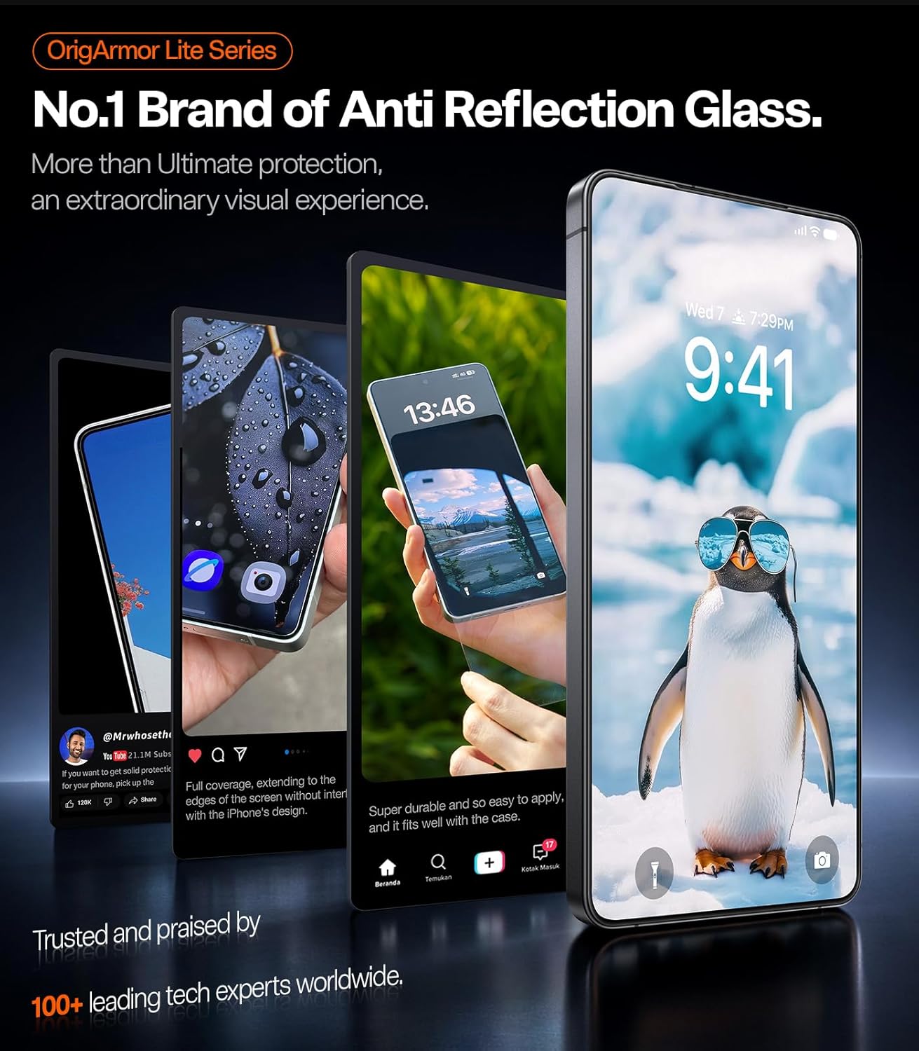 TORRAS OrigArmor AR for Samsung S26 Ultra Screen Protector [100% Anti Reflection...