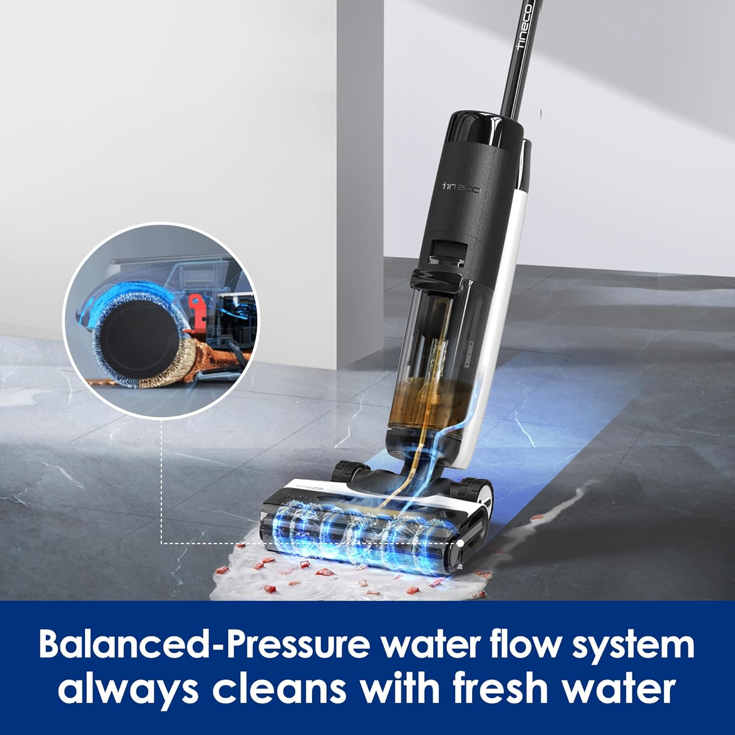 Tineco Floor ONE S7 PRO Smart Cordless Floor Cleaner, Wet Dry Vacuum Cleaner & M...
