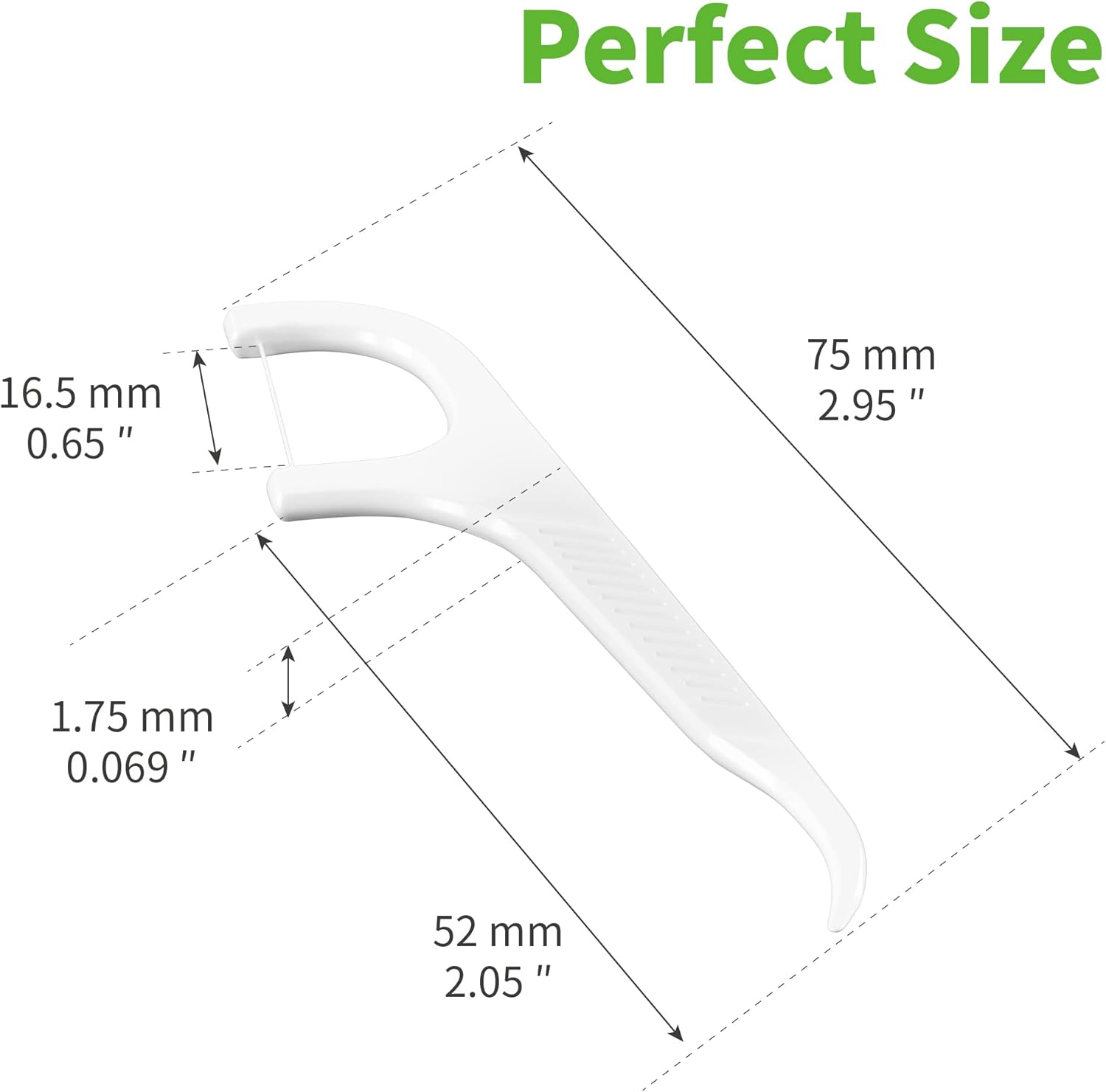 200pcs Floss Sticks Dental, Triple Clean Advanced Clean Dental Floss Stick, Easy...